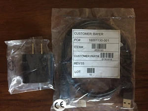 Charging USB CABLE & Wall Charger for Contour Next Link & Next USB Monitor Meter - Picture 1 of 2