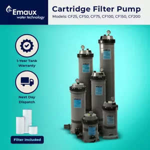 EMAUX Pool Cartridge Filter with filter element - Picture 1 of 77