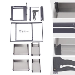 2 Tiers Blind Corner Cabinet Pull-out Organizer Slide Out Kitchen Organizer NEW - Picture 1 of 16
