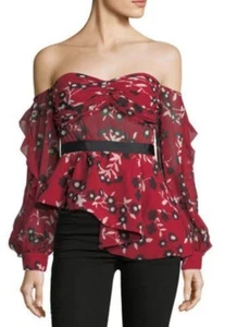 Self Portrait Peplum Top - Picture 1 of 4