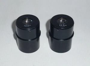 Microscope 12.5x Eyepiece Pair LOMO Soviet EXL - Picture 1 of 4