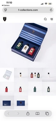 Pack de 3 eau de parfum hombre F-Collections. ¡Nuevo! 100% Auténtico Foto 1 de 4