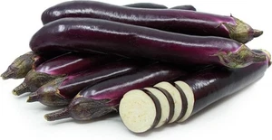 Long Asian Purple Eggplant Seeds Heirloom Tender Sweet Stir-Fry Favorite - Bild 1 von 2