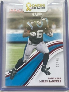 2023 Panini Immaculate /25 Miles Sanders #35 Carolina Panthers Mint - Picture 1 of 2
