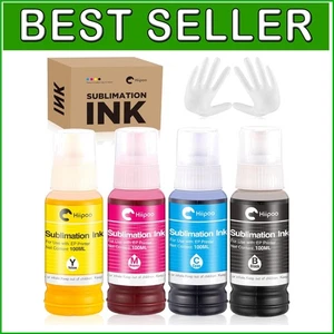 Vivid Color Sublimation Ink Refills for ET Printers - Auto-Fill Design, 4 Colors - Afbeelding 1 van 9