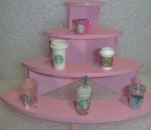Bebidas frías y calientes~*~Con logotipos de StarBucks para Barbie, LPS, Curio, ¿o? Set 11 - Imagen 1 de 7