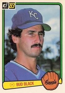 1983 Donruss #322 Bud Black - Picture 1 of 2