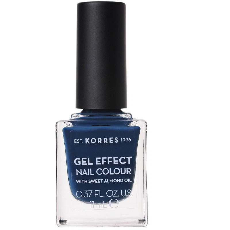 Korres Gel Effekt Nagelfarbe mit Süßmandelöl Nr.84 Indigoblau 11ml - Bild 1 von 1