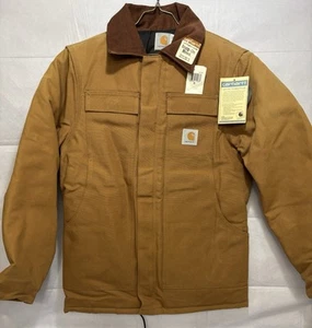 NEU Lager Carhartt Mantel Duck Arctic Quilt gefüttert braun C03 Chore Barn Jacket 36 - Bild 1 von 11