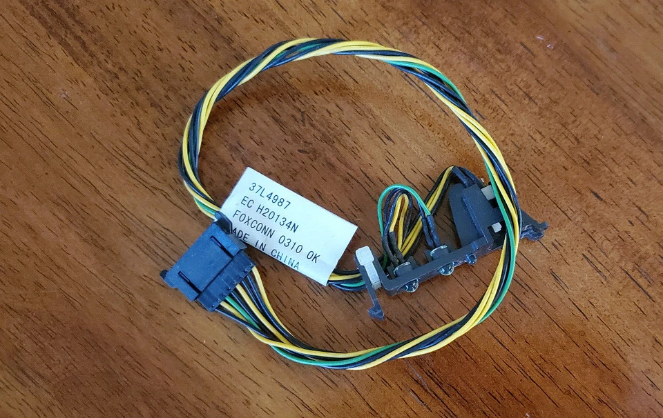 IBM NetVista Power Button / LED Harness / Cables FRU 37L4987 - Image 1 of 1
