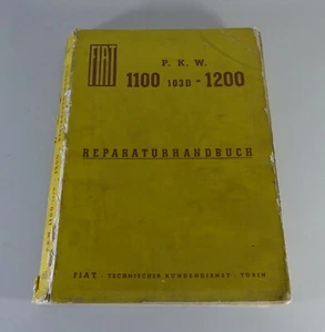 Manual de Taller/Manual de Reparación Fiat 1100 Tipo 103D/1200 Stand 10/1959 - Imagen 1 de 8