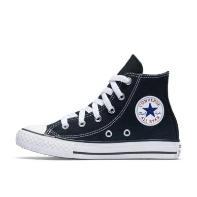 Zapatos de Niño Niña Converse Chuck Taylor All Star Negro Zapatillas Tejido - Imagen 1 de 4