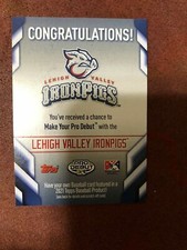 2020 Topps Heritage Minor League Pro Debut Lot of 8 Scratch Off Debut Iron Pigs