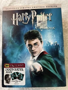 HARRY POTTER THE ORDER OF THE PHOENIX-2 DISC EDITION DEATHEATER MASK-2007-SEALED - Picture 1 of 10