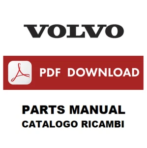 VOLVO L180E Pala gommata Catalogo ricambi Manuale parti esplosi SPARE PARTS - Foto 1 di 1