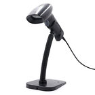 Handheld USB 1D 2D QR Barcode Scanner Wired Bar Code w/ Stand for Logistics J0W2