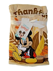 Disney Baby Mickey Mouse Reversable Blanket 40" X 30" NWT - Picture 1 of 3