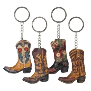 Nuovo! TOUGH-1 STIVALE COWBOY PORTACHIAVI PORTACHIAVI con Anello Per Chiavi di casa auto 7 COLORI - Foto 1 di 8