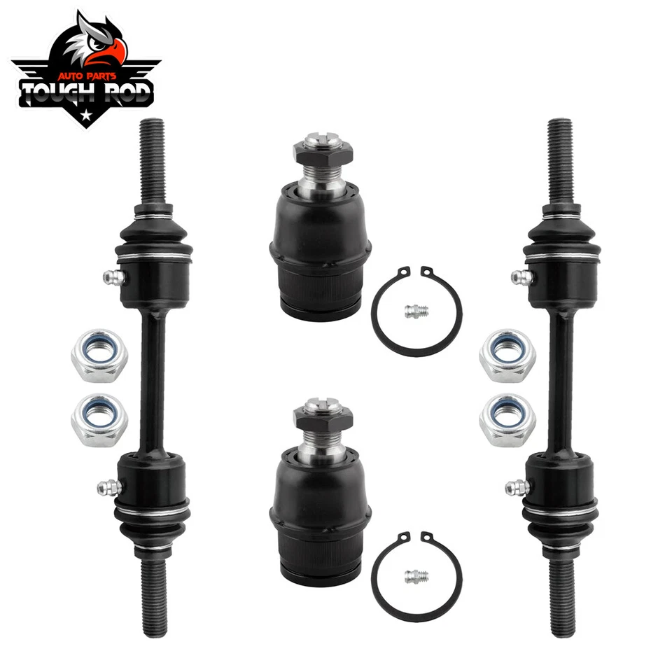 4x Barra estabilizadora inferior delantera de rótula para Ford F-250 F-350 F-450 Super Duty 09-18 Foto 1 de 4