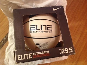 Elite Autograph collectible Ball with smooth,White composite leather panels. - Picture 1 of 7