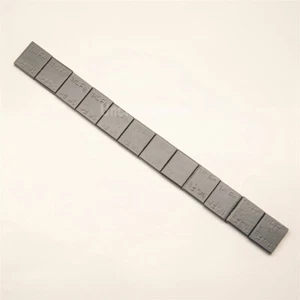 MATTE BLACK LOW PROFILE WHEEL BALANCE STICK ON ADHESIVE WEIGHTS 1/4oz 12 PIECES - Picture 1 of 2
