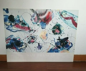 "SAM FRANCIS - Sans Titre 1986" Editions Hazan - Poster Affiche Manifesto - Picture 1 of 2