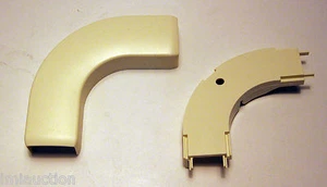 Laufbahn Winkel flach 90 Grad elfenbein nichtmetallisch PN03 Serie Wiremold 3YE24 - Bild 1 von 2