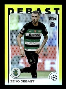 2024-25 Topps UEFA Club Competitions #177 Zeno Debast Yellow Foilboard #/175 - Picture 1 of 2
