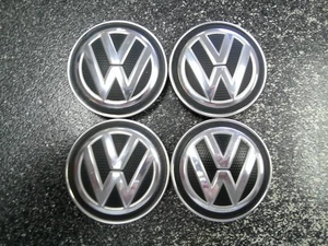 VW Atlas Golf Jetta Tiguan OEM Center Cap 2.50" 64mm 5G0601171 - Set/4* - Picture 1 of 11