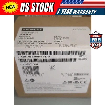 1PC NEW Siemens 6ED1052-1HB08-0BA0 6ED1 052-1HB08-0BA0 Free shipping - Image 1 of 3