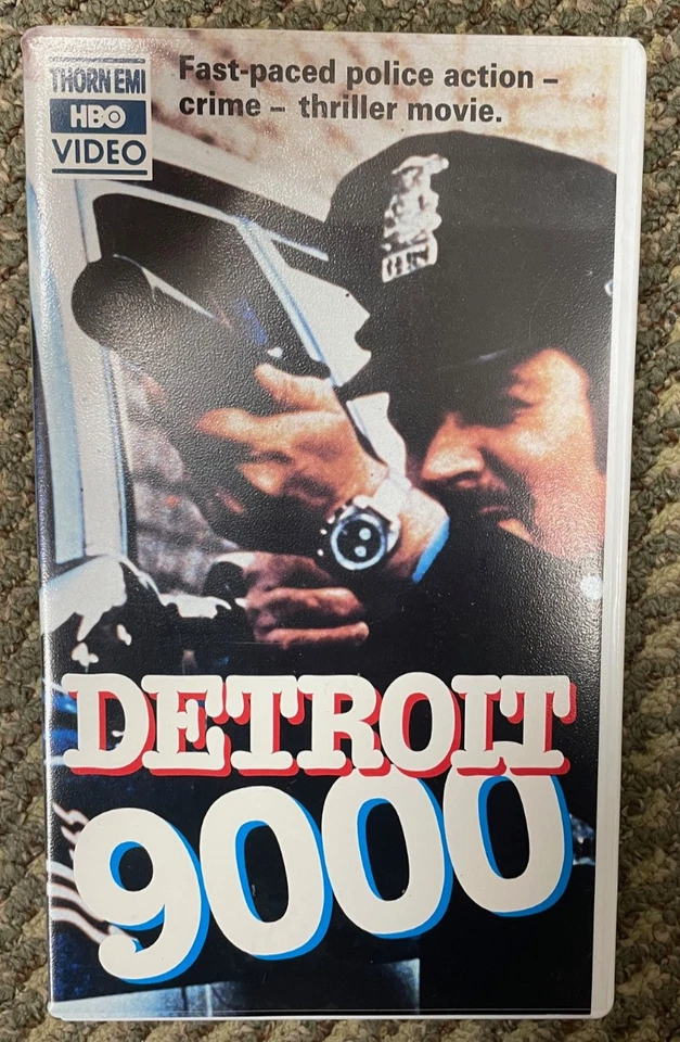 Detroit 9000 (1973) Thorn EMI HBO VHS - not a rental - Alex Rocco, Hari Rhodes - Image 1 of 1