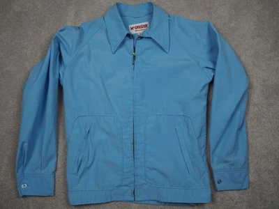 Chaqueta McGregor Drizzler Vintage Azul Talla 40 | Cremallera Garra Hecha en EE. UU. Foto 1 de 4