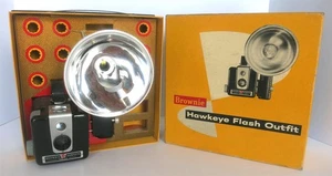 CÁMARA FLASH KODAK BROWNIE OJO DE HALCÓN DE COLECCIÓN CON CAJA - Imagen 1 de 17