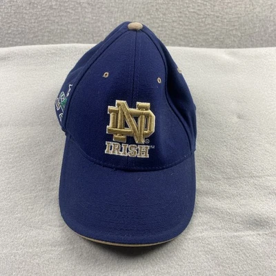 Colosseum Notre Dame Fighting Irish Navy Embroidered Adjustable Hat Cap Acrylic - Image 1 of 4