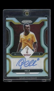 2022 Panini Prizm World Cup Qatar Pele /99 Auto Silver - Bild 1 von 2