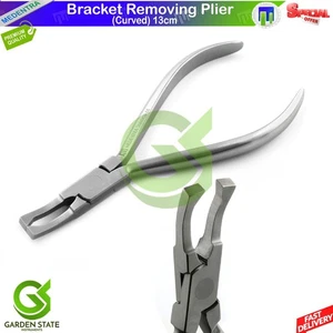 Dental Bracket Removing Plier Curved 13cm Utility Orthodontic Instrument - Picture 1 of 3