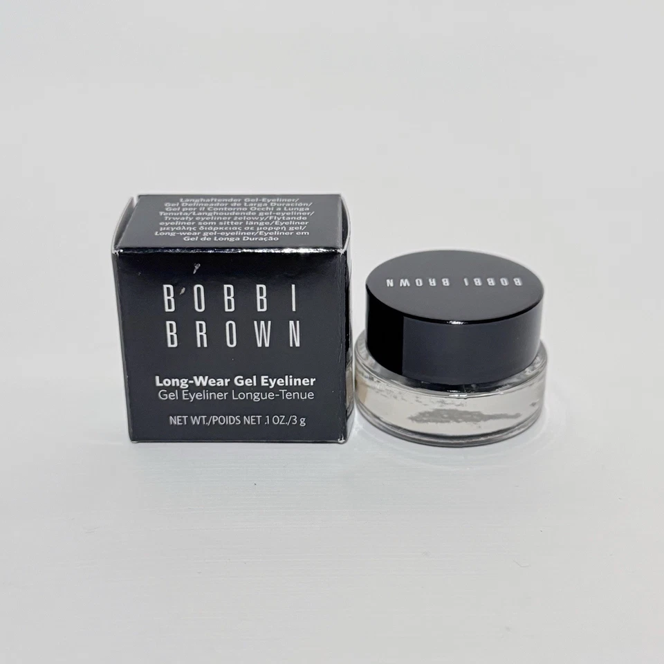Delineador de ojos en gel de larga duración Bobbi Brown, TINTA NEGRA, tamaño completo 0,1 OZ/3 g, nuevo en caja Foto 1 de 1