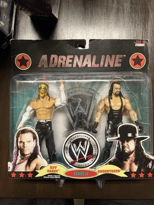 WWE Adrenaline Jeff Hardy & Undertaker Series 37 Figures 2009 JAKKS Pacific - Image 1 of 2