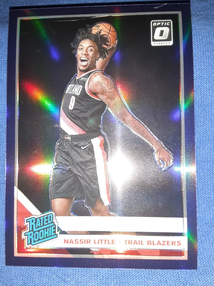 2019-20 Panini Nassir Little #154 rated rookie rc silver prizm - Image 1 of 1