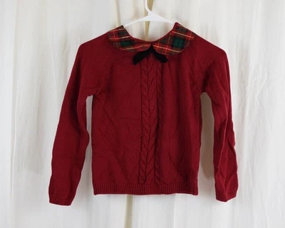 Gymboree Girls Long Sleeve Peplum Pullover Sweater Size 10 - Image 1 of 3