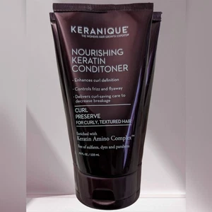 Lot Of 3 Keranique- Nourishing Keratin Conditioner-Curl Preserve 4.5oz - Picture 1 of 3