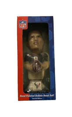 David Carr 2002 NFL Inaugural Vintage Houston Texans 8" Bobblehead 532/1008 Nuevo Foto 1 de 4