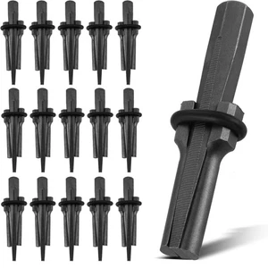 5/8" Rock Wedge and Feather Shims | 16PCS Concrete Marble Granite Rock Stone ... - Picture 1 of 6