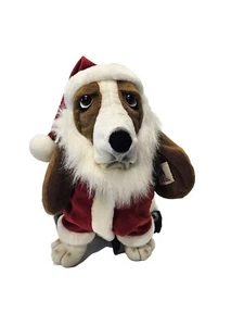 Peluche natalizio Hush Puppies cucciolo di Natale cucciolo di cane basso cane cane 12" applausi imbottito - Foto 1 di 17