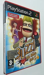 BUZZ! : THE MUSIC QUIZ PS2 - PLAYSTATION 2 GAME QUIZ NEEDS BUZZ REMOTE CONTROLS - Picture 1 of 2