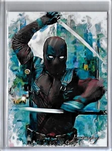 Deadpool Authentic 2018 Artist Signed Limited Edition Print Card 46 of 50 - Picture 1 of 4