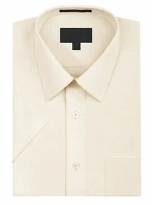 Omega Men's Short Sleeve Dress Shirt - Picture 1 of 31