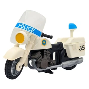 Playmobil moto blanca policía parabrisas ciudad vehículo suelto - Imagen 1 de 1