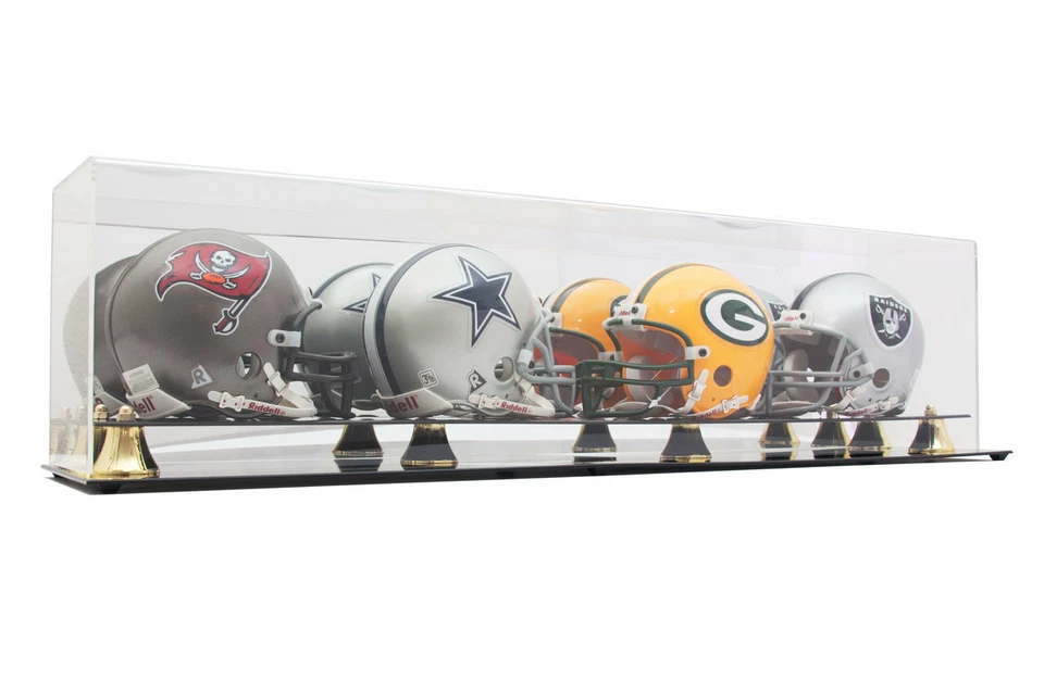 DELUXE ACRYLIC FOUR MINI HELMET DISPLAY CASE - Image 1 of 1