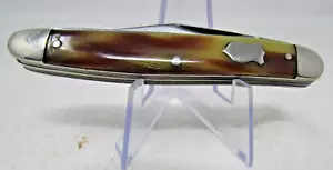 Vintage Winchester 3 Blade Whittler Knife Multi Color Handles 3 3/8" Long - Picture 1 of 10